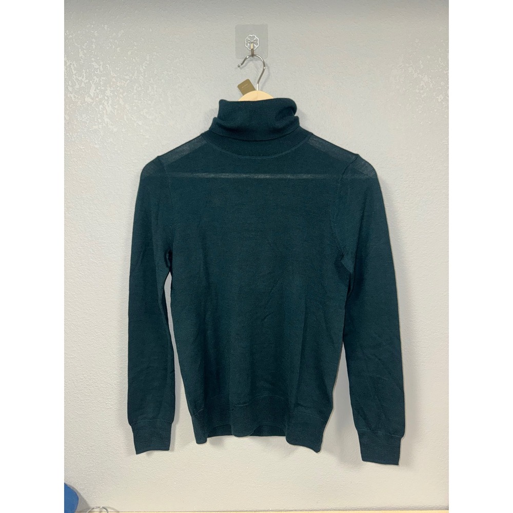 J.Crew Womens Turtleneck Green Knit Size XS NWT